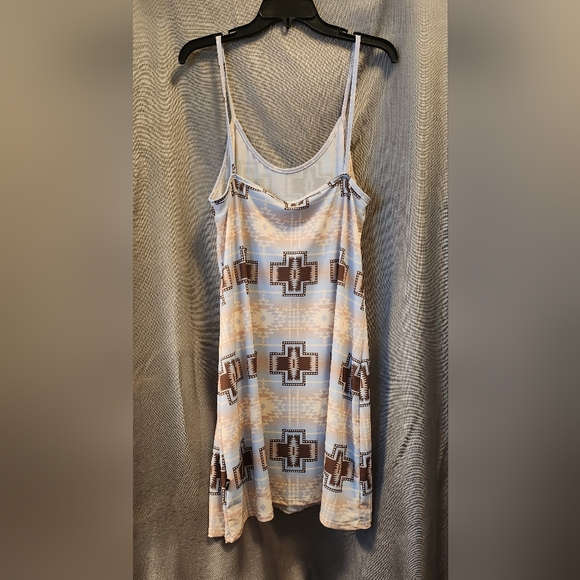Aztec Light Pattern Mini dress Size Large - Picture 6 of 9